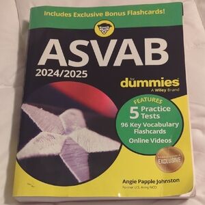 ASVAB for Dummies 2024/2025 Book